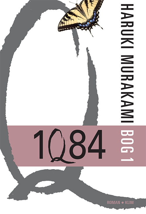 デンマーク語版『1Q84』の本の装丁 1Q84 bog 1, Haruki Murakami