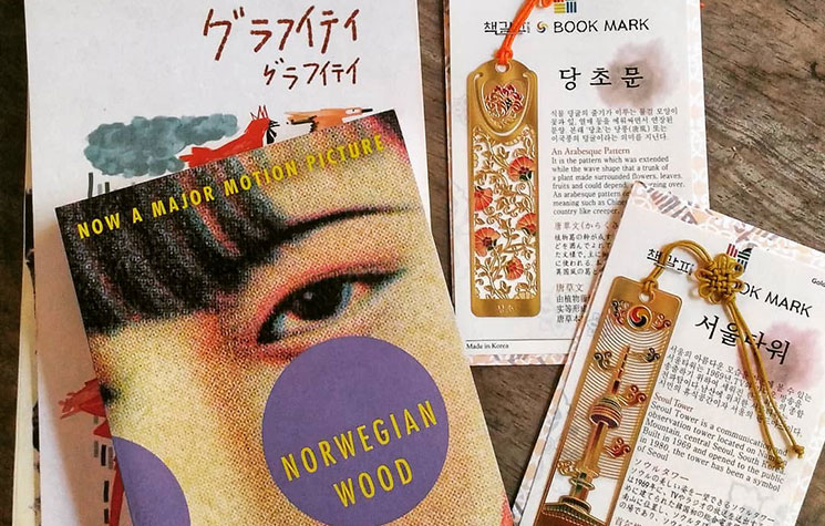 本の栞?メモ帳?英語版『ノルウェイの森(Norwegian Wood)』