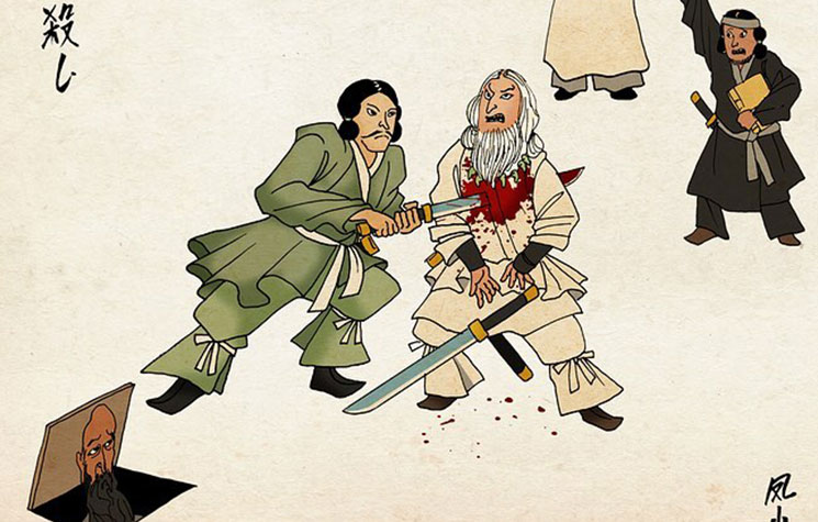 韓国人の方が描いた?イラストの『騎士団長殺し』