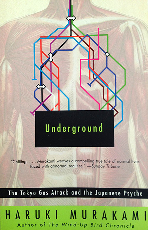 Cover of Haruki Murakami Underground in USA, UK, Spain Underground : The Tokyo Gas Attack and the Japanese Psyche